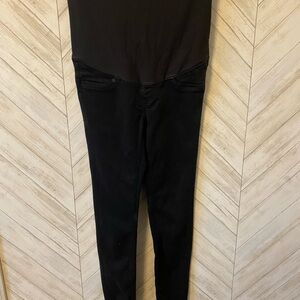 Black High-Waisted Maternity Jeans